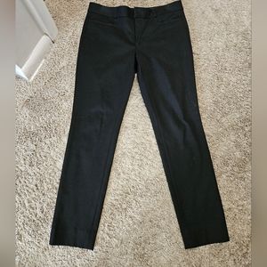 Banana Republic Black Straight-Leg Dress Pants
